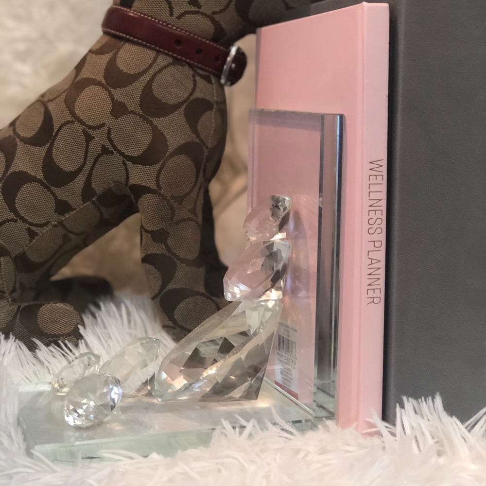 📚CASCADING DIAMOND BOOKENDS 😍❤️